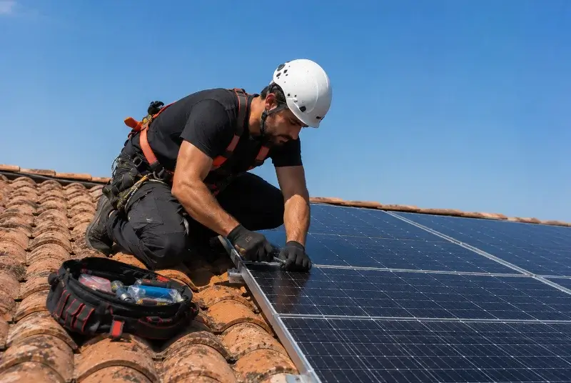 Maintenance et monitoring de panneaux solaires à Hurtigheim